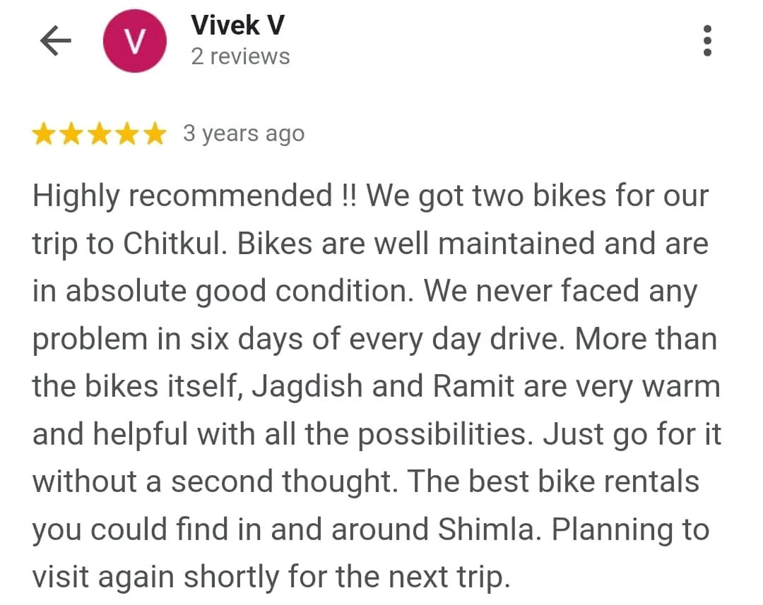 Spiti Riders customer review 12