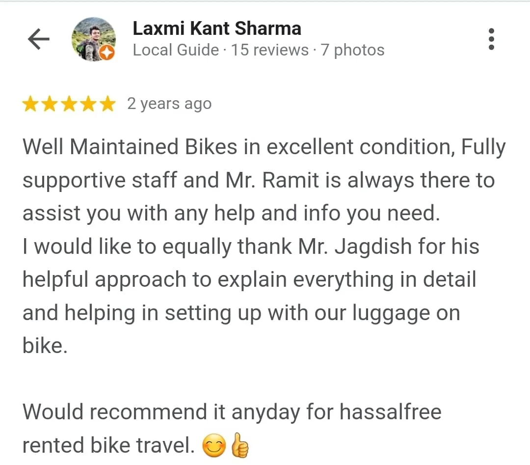 Spiti Riders customer review 13
