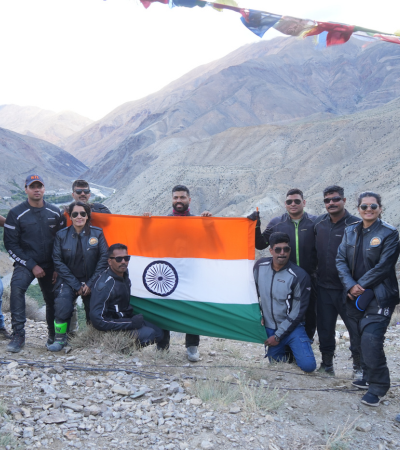 Spiti Riders group in Spiti Valley